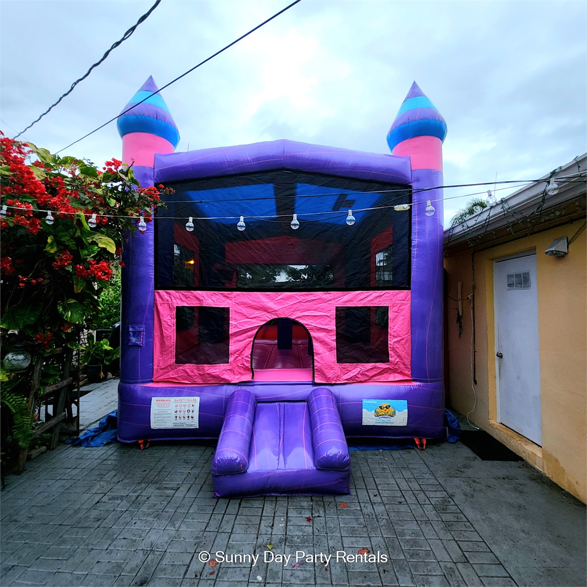 Pink 13x13 Bounce House - Bounce House & Water Slide Rentals in West ...